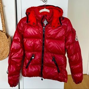 Moncler Red Puffer Jacket (Size 2 - Medium)